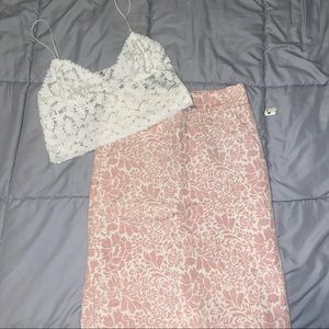 NWT Brocade Pencil Skirt